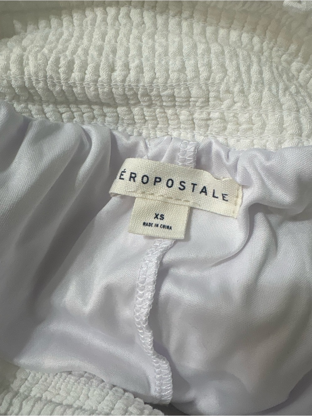 Hollister Tiered Mini Skort in White Sz XS - Picture 5 of 8